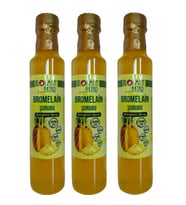 Bromelain Şurubu, Katkısız, 250ml 3 Adet, DVD Lokman Aktar