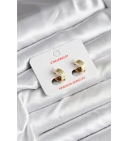 14K Gold Renk Kaplama CM Kadın Küpe 5886 - GLST7517-1944