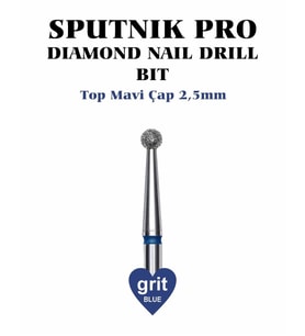 Elmas Top Freze Mavi Çap 2,5mm