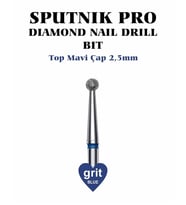 Elmas Top Freze Mavi Çap 2,5mm