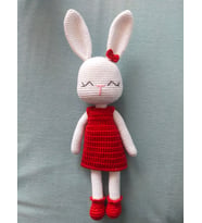 Amigurumi organik oyuncak tavşan