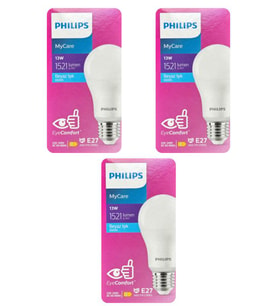 Philips 13W (100W) 6500K (Beyaz Işık) E27 Duylu Led Ampul (3 Adet)