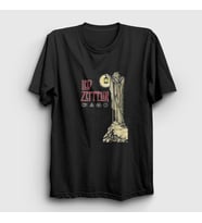Presmono Unisex Siyah Stairway Led Zeppelin T-Shirt 96687tt