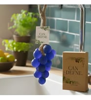Üzüm Şeklinde El Yapımı Doğal Sabun – Aromatik Kokulu Dekoratif Banyo Sabunu (Mavi)