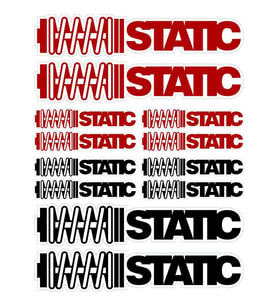 Static A4 Sticker Seti 12 Parça