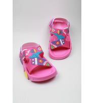 Günlük Unisex Çocuk Sandalet Esnek Kaymaz Taban Yazlık Ev Okul Kreş Ayakkabı PS940-PS955 (Fuşya)