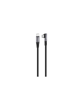 Ttec AlumiCable USB-C USB-C 60W PD/QC 90° L Tasarımlı Gamer Oyuncu 150cm Hızlı Şarj/Data Kablosu