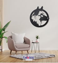 Dog Lazer Kesim Metal Duvar Dekoru