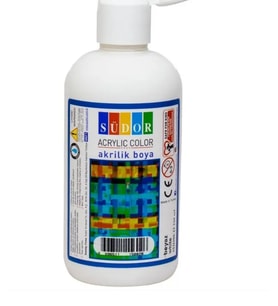 SÜDOR BEYAZ RENK AKRİLİK BOYA 250 ML