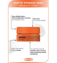 morfose Medium Hold Pomade Krem Mat Wax 100 ml Turuncu