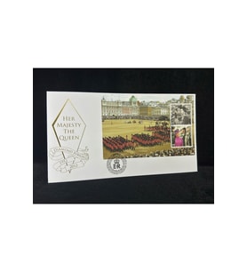 Her Majesty the Queen Diamond Jubilee 1952-2012 Queen Elisabeth II. İlk Gün Zarfı Palace Road Limit