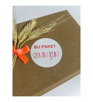 Bu Paket Senin İçin Yuvarlak Yapışkanlı Etiket 5x5 cm 100 adet