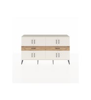 Arges Konsol 4 Raflı 2 Çekmeceli 8 Kapaklı 176x30x99 Aytaşı-Aytaşı/Çam