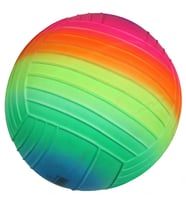 Double W Sports Gökkuşağı Tırtıklı PVC Top 23cm