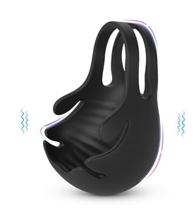 Nest 9 Farklı Mod İle Kullanılan Esnek Ve Gövde Yapılı Testis Bağlamalı Kumandalı Penis Halkası