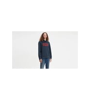 Levi's Graphic Pullover Hoodie Erkek Sweatshirt Blues XXL