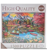 High Quality 1500 Parça Puzzle Göl Evi 1662