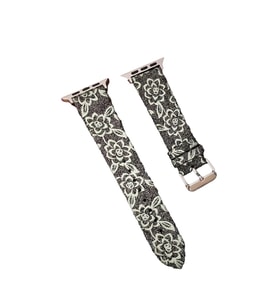 Watch 42Mm Creeper Desenli Kordon (Saat Değildir) - Siyah