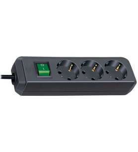 Brennenstuhl Eco-Line 5 Metre 3 Soketli IP20 Lisanslı Çocuk Korumalı Priz Antasit