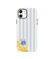 iPhone 11 Vorian Çift Katmanlı Kılıf Blue Lemon Blossom