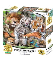 Prime 3D - Vahşi Kediler 150 Parça Puzzle 10872