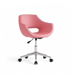 K-01 Pembe Deri Çalışma Koltuğu