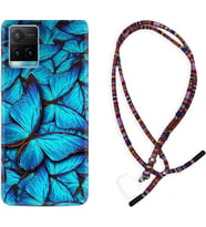 Vivo Y11S Y21S Y20 Y20S Y70 Kılıf Boyun Asklı Rasta Silikon Owl 1351