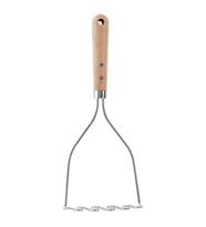 Patates Ezici, Paslanmaz Çelik-Kayın, 30 cm