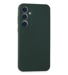 Newface Samsung Galaxy A15 4G Kılıf First Silikon - Koyu Yeşil