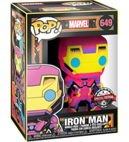 Funko 48846 Marvel Black Lighiron Man Koleksiyon, Renkli Oyuncak Figür