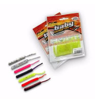 Fujin Baby Worm Kokulu Lrf Silikon Yemi Bloody Red