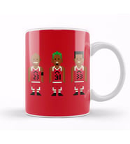 Chicago Bulls Pixel Players Classic Bulls Kupa Bardak Porselen