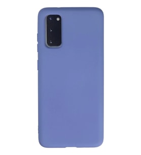 Newface Samsung Galaxy S20 Kılıf Nano içi Kadife Silikon - Lila