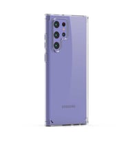Vendas Samsung S22 Ultra Air Craft Serisi Yumuşak Kenarlı Mika Sert Silikon Kılıf (Renksiz)