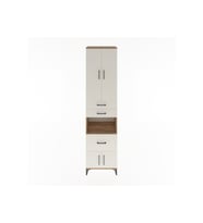 Hyperion Dolap 4 Raflı 3 Çekmeceli 4 Kapaklı 60x44x243 Çam-Aytaşı
