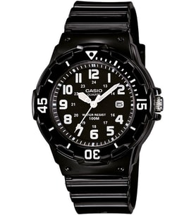 CASIO LRW-200H-1BVDF SİYAH SİLİKON KORDON RAKAMLI ÇOCUK KOL SAATİ