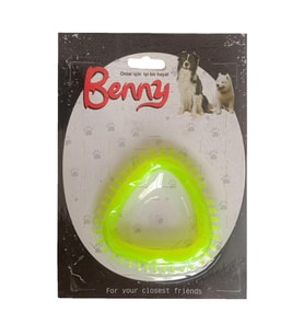 Benny Köpek Oyuncağı Üçgen 8 x 8.5 cm Sarı