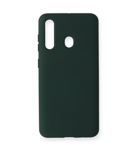 Galaxy M40 Kılıf Nano Içi Kadife Silikon - Koyu Yeşil