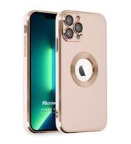 Microsonic Apple iPhone 12 Pro Kılıf Flash Stamp Rose Gold