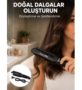 Seramik Plakalı Daling Saç Düzleştirici Kırılma Ve Dolanma Önleyici Yeni Nesil