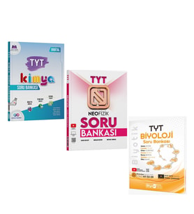 Orbital TYT Kimya Neofizik Fizik ve Biyotik Biyoloji Soru Bankası Seti 3 Kitap