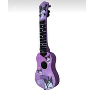Oyuncak Mor Kuromi Modelli İspanyol Gitar 6 Telli Çocuk Gitarı 48 Cm.