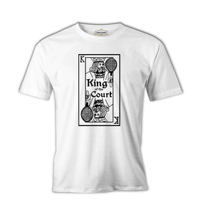 Tenis - Court King Beyaz Erkek Tshirt