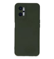 Durukar® Realme 9i 4G Kılıf Nano içi Kadife Silikon - Koyu Yeşil