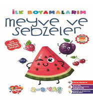 İlk Boyamalarım - Meyve veSebzeler