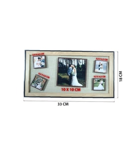 5'li Ahşap Fotoğraflı Magnet Çerçeve - 18x33 HK5023