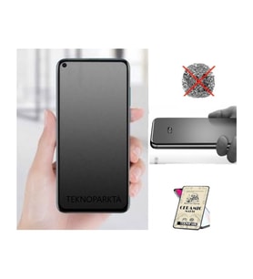 Oppo Reno 8 Ekran Koruyucu Mat Seramik Esnek Tam Kaplayan Cam Nano