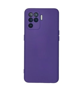 Oppo Reno 5 Lite Kılıf Nano içi Kadife Silikon - Mor