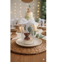 Mumelia Candles Balon ve Ayıcık - Doğal Soya Kutulu Hediyelik Mum - 15 Adet