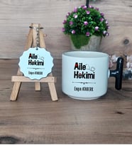 Aile Hekimi Hediye Seti Kupa Bardak T Kulplu ve Anahtarlık Doktora Tıp Bayramı Hediyesi (Model 6)